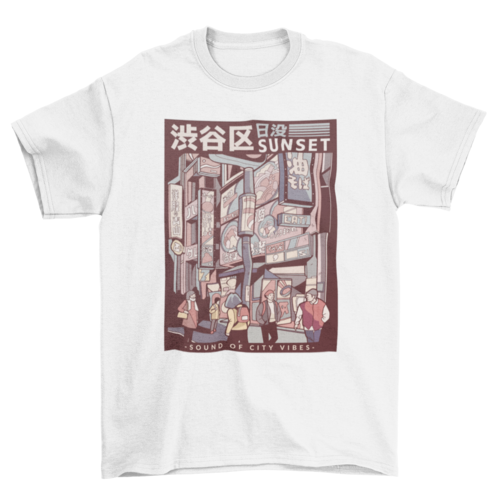Japanese street t-shirt
