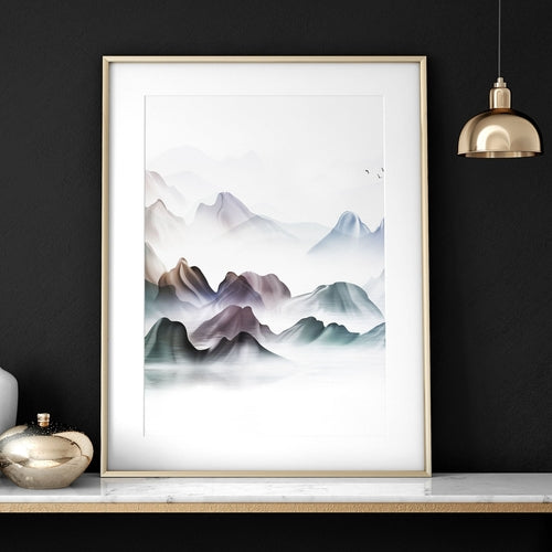 Wall art for offices | set of 3 japanese wall art